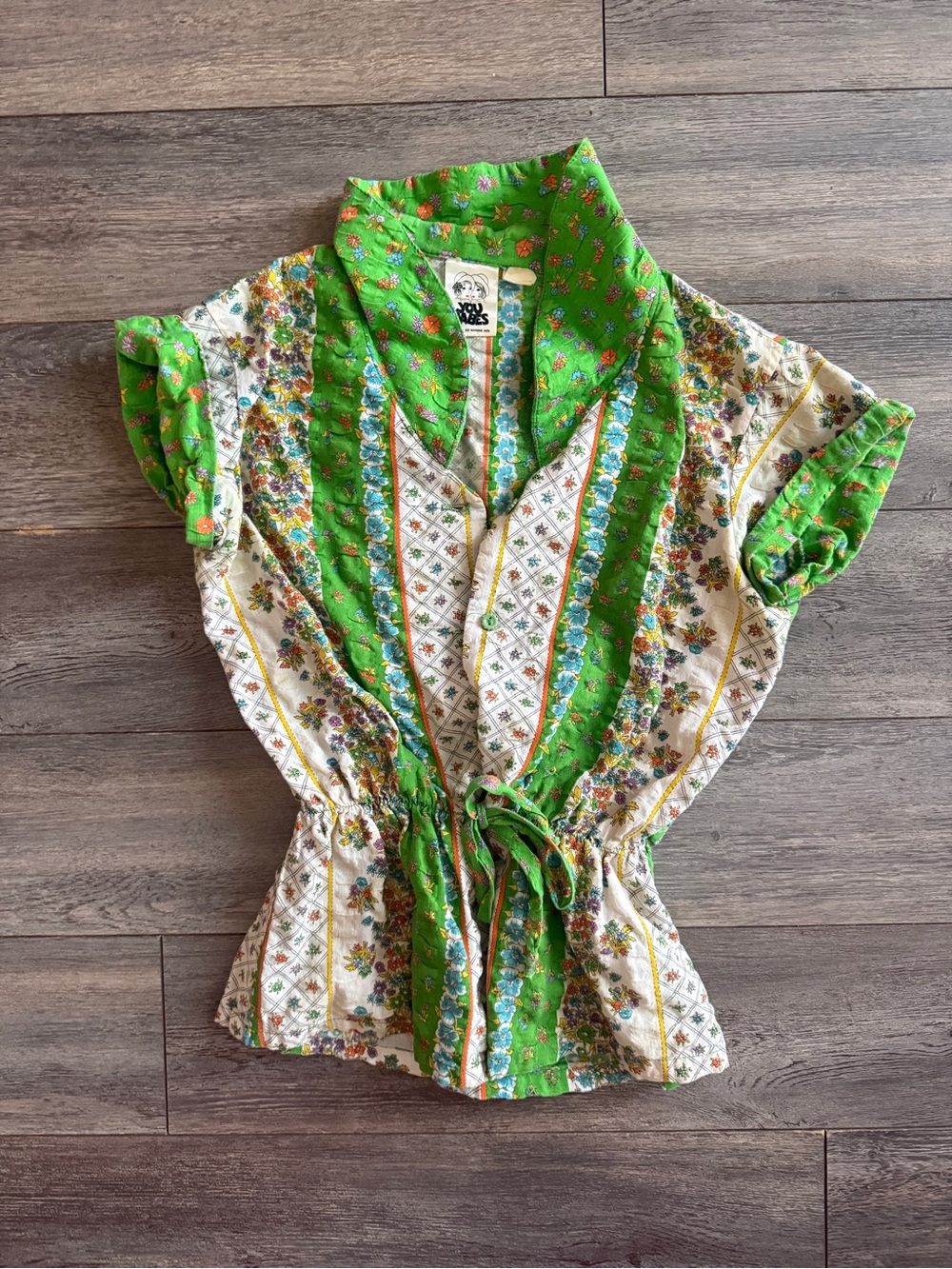 1970s Tie Blouse